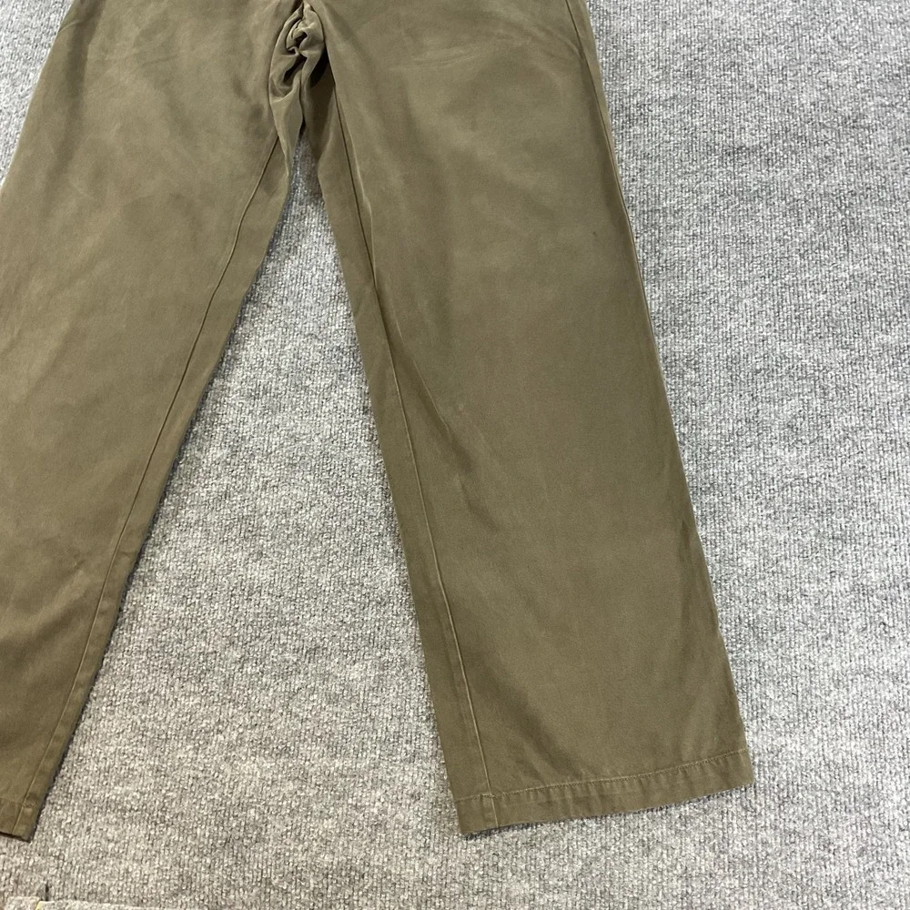 Tommy Bahama Relax Fit Dress Pants 32x32 Olive Green Tencel Lyocell Blend Made